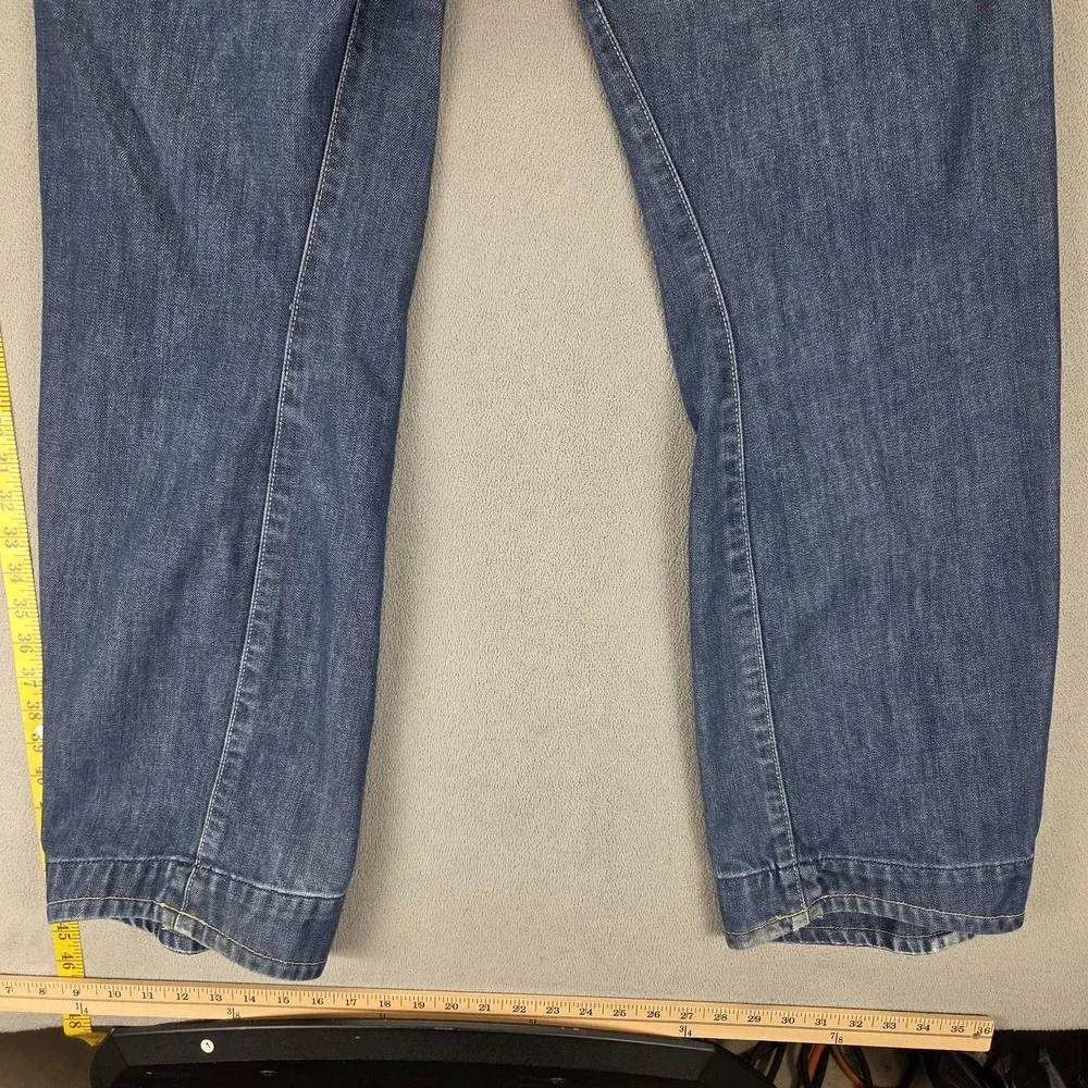 Vintage Levis Engineered Jeans Mens 33x34 Blue Twisted Medium Wash Button Fly